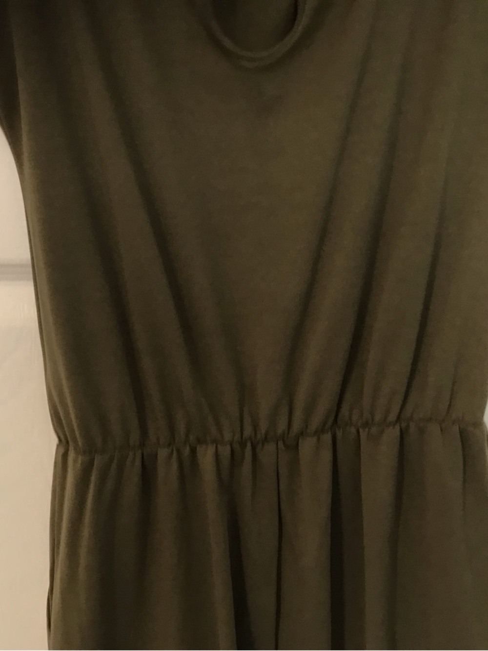 Olive Green Women's Jumpsuit - Picture 8 of 10